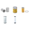 HANIX H 50C Filter Service Kit Air Oil Fuel Filters w/Mitsubishi K4N Eng.