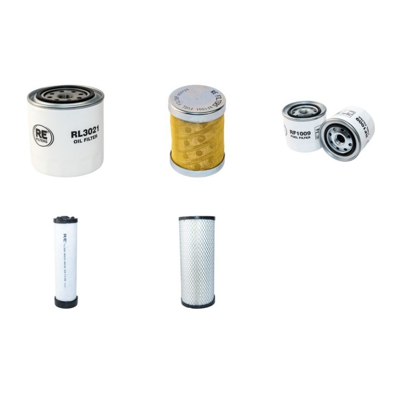 Hanix H75C/ H75V Filter Service Kit Air/ Oil/ Fuel Filters ( Kubota Eng )