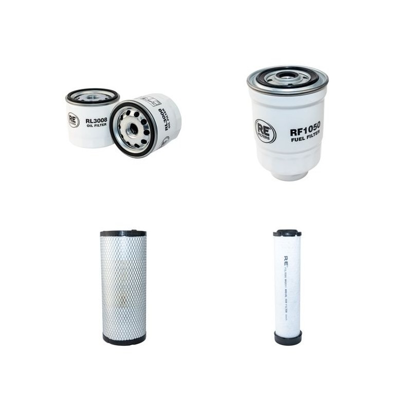 Hanix H75C/ H75V Filter Service Kit - Mitsubishi Engine - Air/ Oil/ Fuel Filters