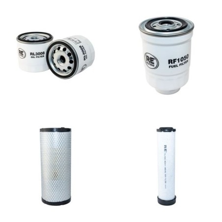 Hanix H75C/ H75V Filter Service Kit - Mitsubishi Engine - Air/ Oil/ Fuel Filters