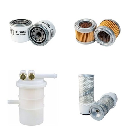 Hanix N21-SS Filter Service Kit - Air/ Oil/ Fuel Filters W/ Mitsubishi Eng