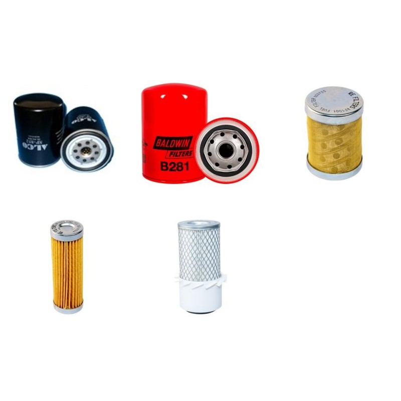 HANIX N 150-2 Filter Service Kit w/Mitsubishi K3B Eng.