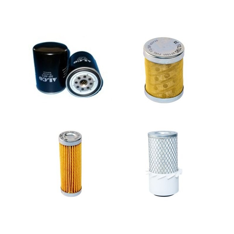 HANIX N 150-2 Filter Service Kit w/Mitsubishi K3B Eng. Air, Oil, Fuel Filters