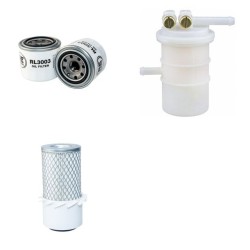 Hanix N220 Filter Service Kit - S/N 1222051- Air/ Oil/ Fuel Filters
