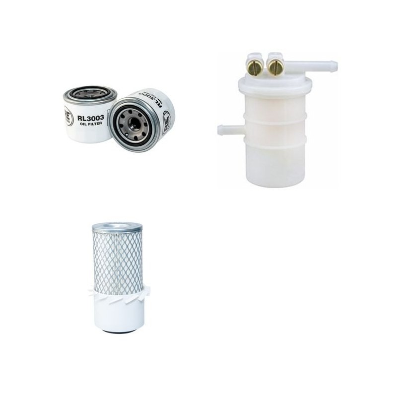 Hanix N220 Filter Service Kit - S/N 1222051- Air/ Oil/ Fuel Filters
