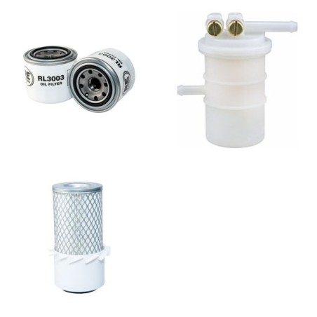 Hanix N220 Filter Service Kit - S/N 1222051- Air/ Oil/ Fuel Filters