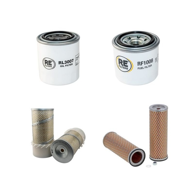 HANIX N 350 Filter Service Kit Air Oil Fuel Filters w/ISUZU 4ZYL. Eng.