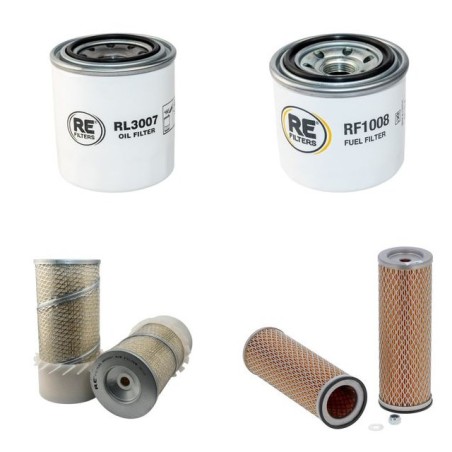 HANIX N 350 Filter Service Kit Air Oil Fuel Filters w/ISUZU 4ZYL. Eng.
