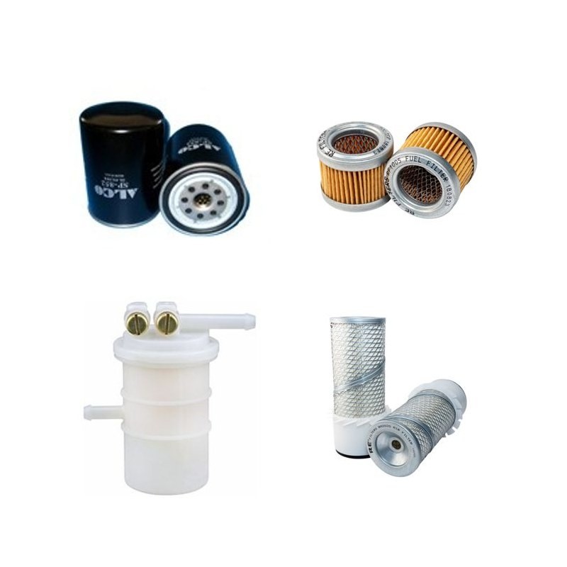 HANIX N 350-2  Filter Service Kit Air Oil Fuel Filters w/Mitsubishi Eng. SN  -3160050