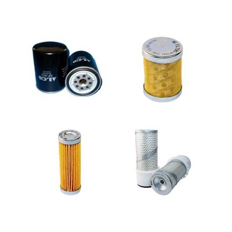 HANIX N 350-2  Filter Service Kit Air Oil Fuel Filters w/Mitsubishi K4E Eng. SN   3160051-