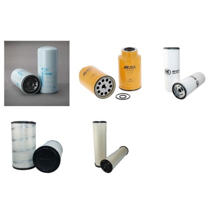 Filter kit suitable for CAT 336DLN with CAT C9THY- Engine Serial No MYG1/PPN1/THXY1 YR 2009- Air Oil Fuel Filters