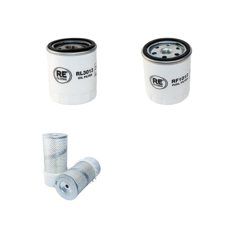 O+K L 4 Filter Service Kit Air Oil Fuel Filters w/Deutz F2L411 Eng.