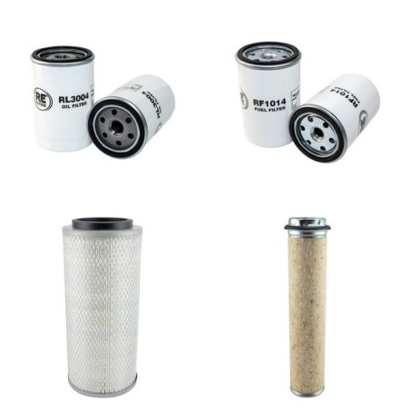 O+K L 10B Filter Service Kit Air Oil Fuel Filters w/Deutz BF4L1011 Eng.