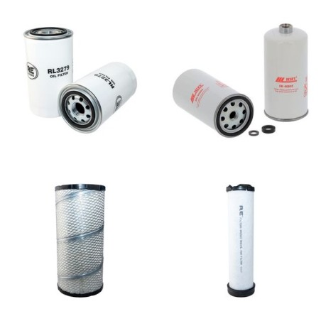 O+K MH CITY Filter Service Kit Air Oil Fuel Filters w/CNH TAA-2V Eng.   YR  2005-2007