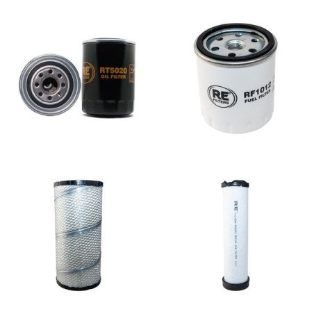 O+K MH PLUS Filter Service Kit Air Oil Fuel Filters w/Deutz BF4M1012 Eng.