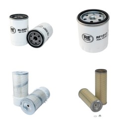 O+K MH 2.5C Filter Service Kit Air Oil Fuel Filters w/Deutz F4L1011 Eng.