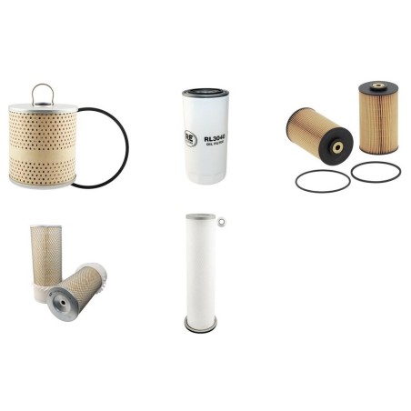 O+K R/RH 5 Filter Service Kit w/Deutz F4L912 Eng.