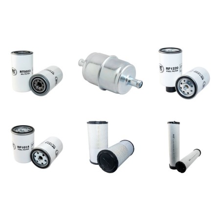 O+K RH 6.5 Filter Service Kit Air Oil Fuel Filters w/Cummins 6BTA5.9 Eng.   YR  2001-