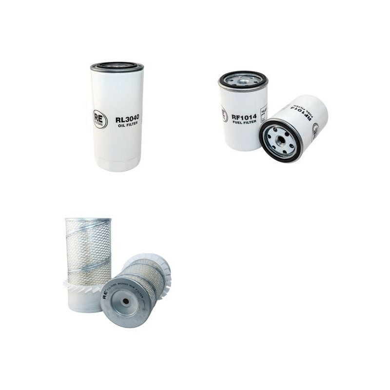 O+K RH 9 Filter Service Kit Air Oil Fuel Filters w/Deutz BF6L913 Eng.