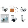 OLYMPIAN XQE 135 Filter Service Kit w/Perkins 2332/1800 Eng. 2006-