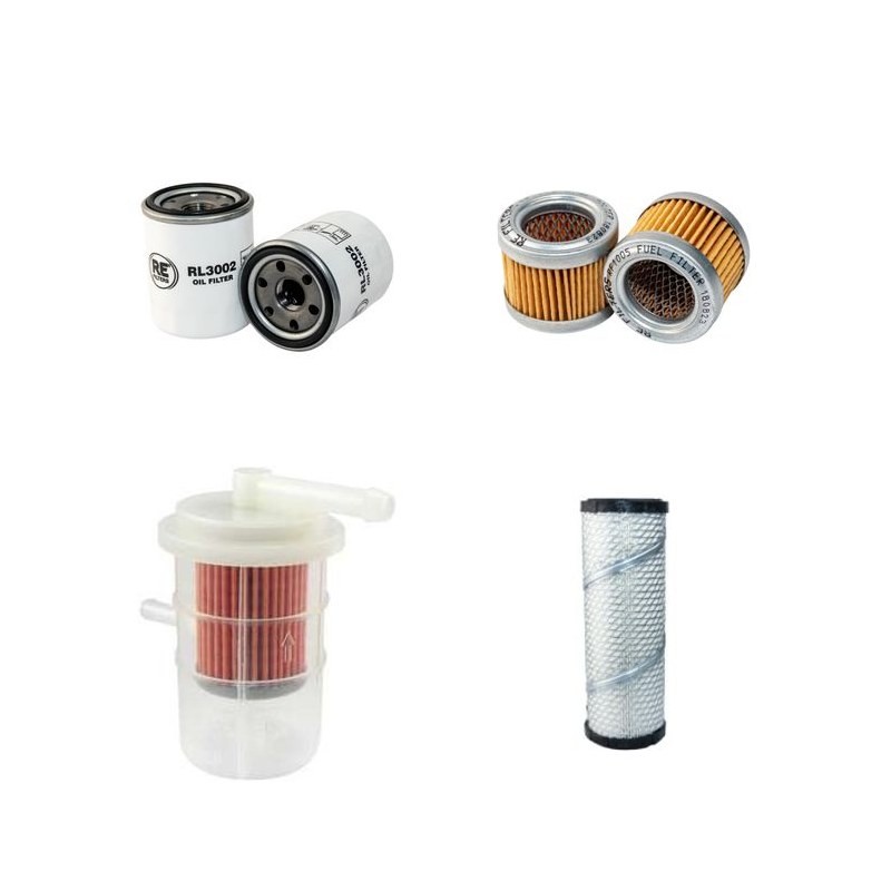 PELJOB EB 30.4 Filter Service Kit Air Oil Fuel Filters w/Mitsubishi Eng. SN  13400-