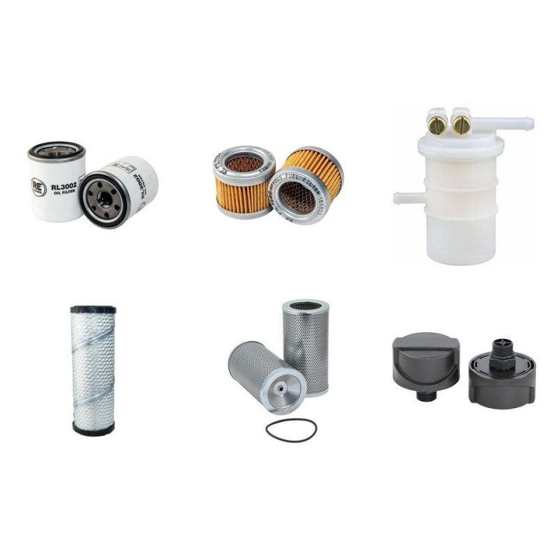 PELJOB EB 406 Filter Service Kit w/Mitsubishi S4L2 Eng. SN  15894-