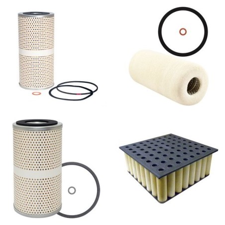PERLINI DP 655 Filter Service Kit w/DETROIT 16V-71N Eng.