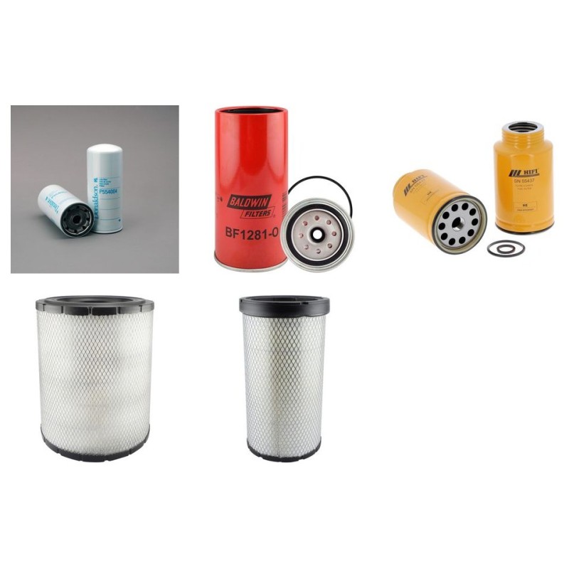 POWER SCREEN PC 1060 I Filter Service Kit Air Oil Fuel Filters w/CAT  Eng.   YR  2003-