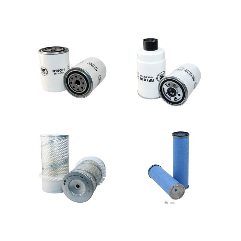 RACO 80 P Filter Service Kit Air Oil Fuel Filters w/Perkins 1004.4 Eng.