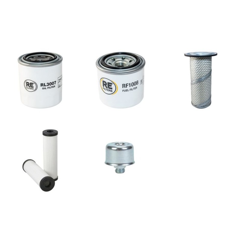 RACO 1200 HR/HRK Filter Service Kit w/Kubota V 1305-E Eng.