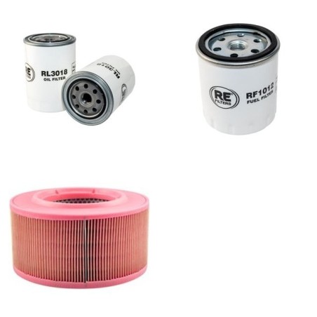 RACO KPC 1500 Filter Service Kit Air Oil Fuel Filters w/HATZ Eng.
