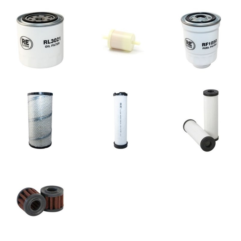 RACO 2500 HRK Filter Service Kit w/Kubota V 3300 Eng.