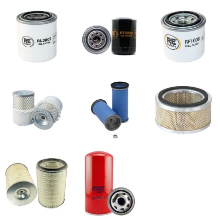 ROTAIR MDVN 25 AK Filter Service Kit w/Kubota D1105 Eng.