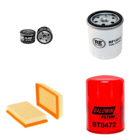 RUBAG 4R900 Filter Service Kit w/Lombardini Ldw 903 Eng.