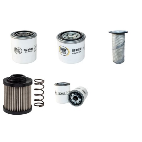 RUBAG 4R901RH Filter Service Kit w/Kubota D 1005 Eng.