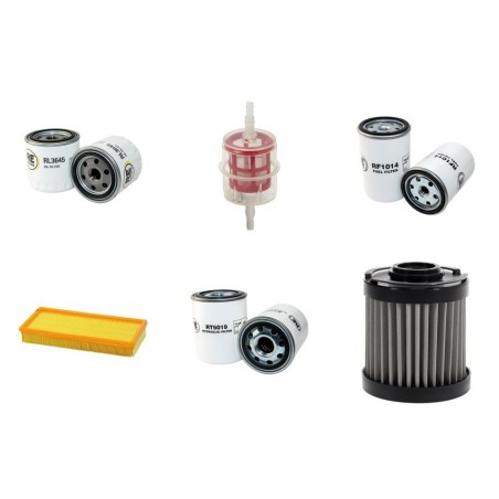 RUBAG 4R1200RH Filter Service Kit w/Lombardini LDW 1404 Eng.