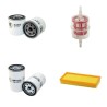 RUBAG 4R1200RH Filter Service Kit Air Oil Fuel Filters w/Lombardini LDW 1404 Eng.