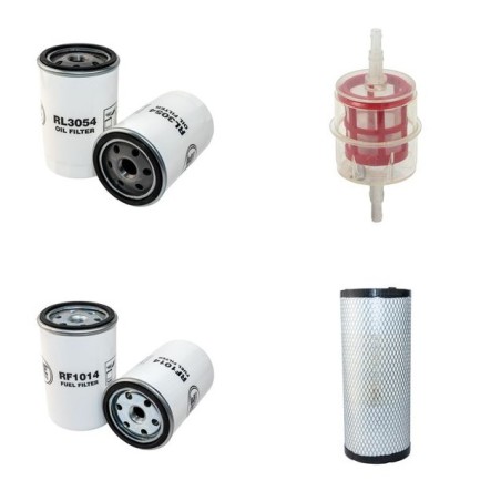 RUBAG 4R1601RH Filter Service Kit Air Oil Fuel Filters w/Lombardini LDW2004 Eng.