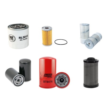 RUBAG 4R1602RH Filter Service Kit w/Kubota V 2403 Eng.
