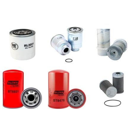 RUBAG 4R2500RH Filter Service Kit w/Kubota V3300TE Eng.