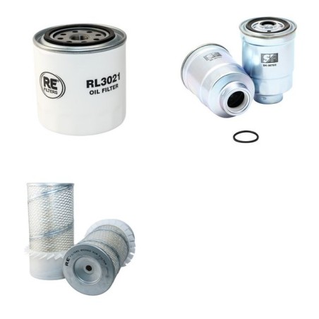 RUBAG 4R2500RH Filter Service Kit w/Kubota V3300TE Eng.