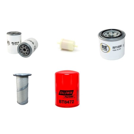 RUFENER RK 1800-3 Filter Service Kit w/Kubota D1305 ET20 Eng.   YR  2009-