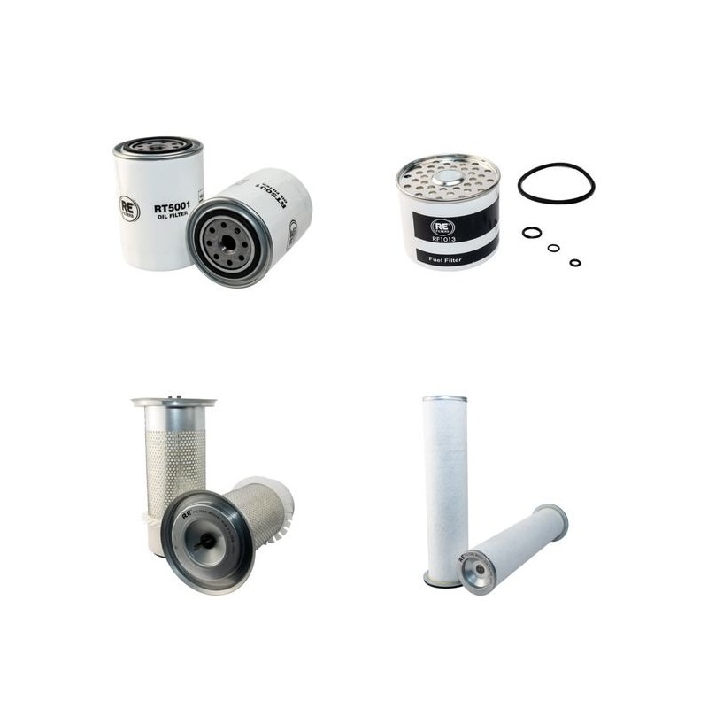 SAMBRON T 4075 Filter Service Kit Air Oil Fuel Filters w/Perkins Eng.