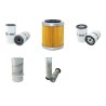 SAMSUNG SE 130 (LC) (W-2) Filter Service Kit Air Oil Fuel Filters w/Cummins 4BTA3-C Eng.