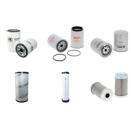 Filter Kit for Sany SY135C-8 with Isuzu 4Bg1 engine 2008-
