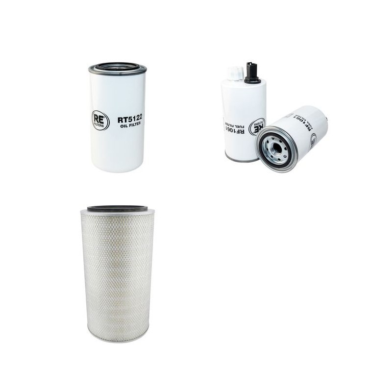 Filter Kit for Sany SY210C-8 with Cummins QSB 6.7 engine Year 2008-
