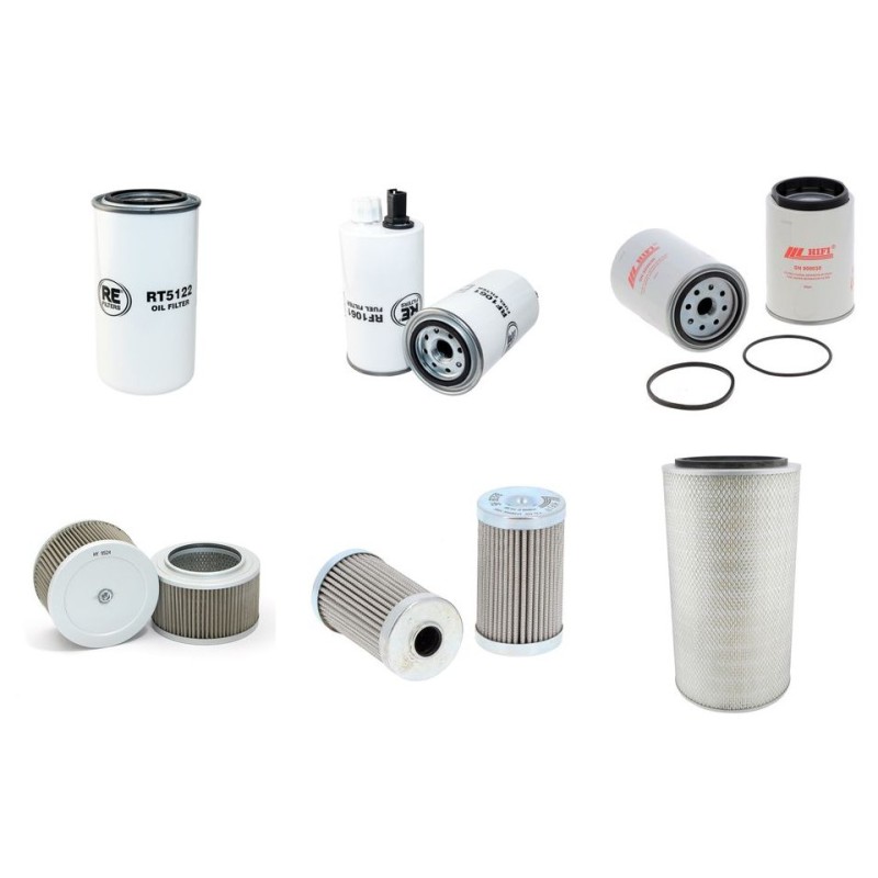 Filter Kit for Sany SY230C-8 with Cummins engine Year 2008-