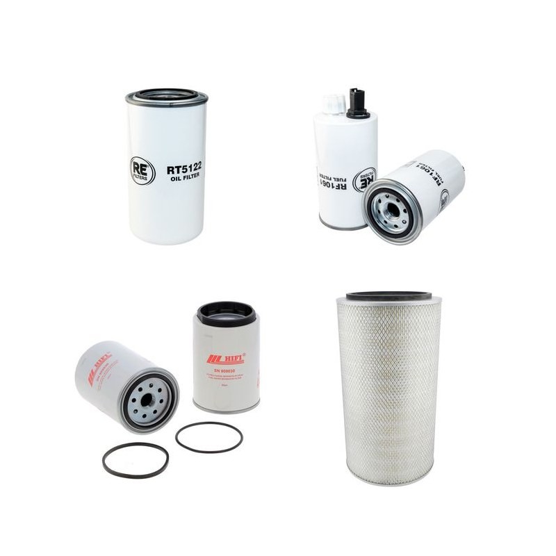 Filter Kit for Sany SY230C-8 with Cummins engine Year 2008-