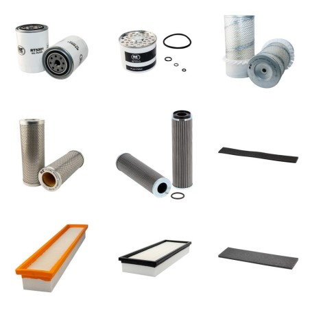 SCHAEFF HML 30F Filter Service Kit w/Perkins 4.236 Eng.