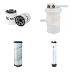 SCHAEFF HR 3.7 Filter Service Kit Air Oil Fuel Filters w/MITSUBISHI S4L2 Eng.
